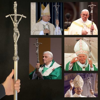 Vatican papal crucifix, Pope John Paul II